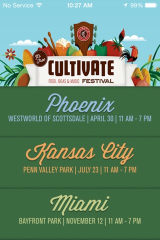 Chipotle Cultivate Festival screenshot