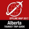 Alberta Tourist Guide + Offline Map alberta road map 