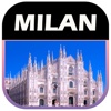 Milan, Italy Offline Travel Map Guide milan italy map 