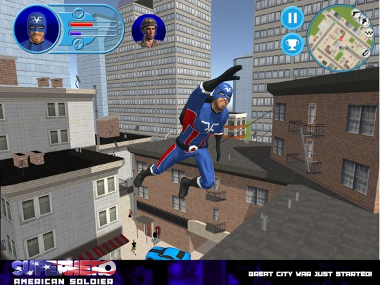 Superhero: American Soldier на iPad