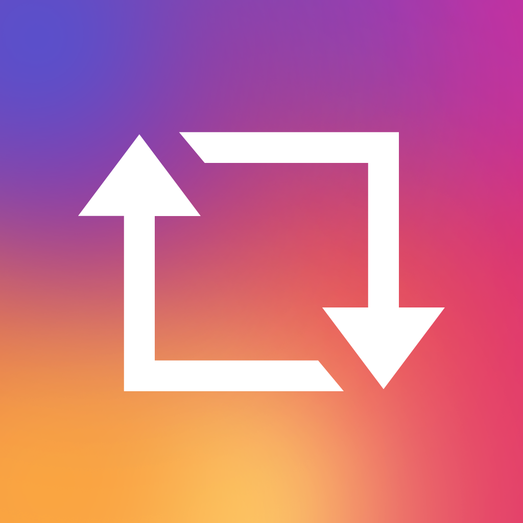 Repost for Instagram - Repost Photos & Videos Free App Icon