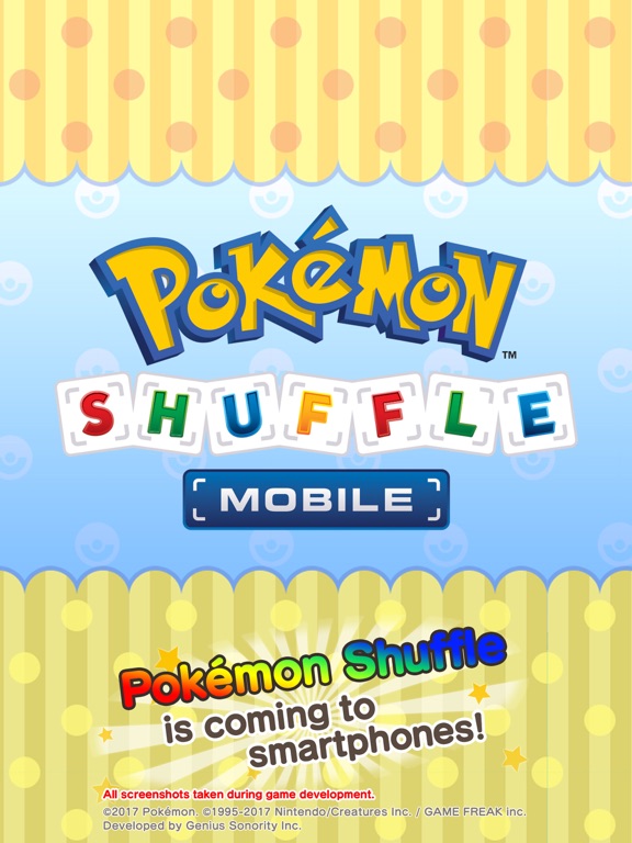 Screenshots of Pokémon Shuffle Mobile for iPad