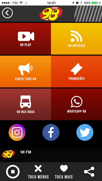 Captura de tela do iPhone 3