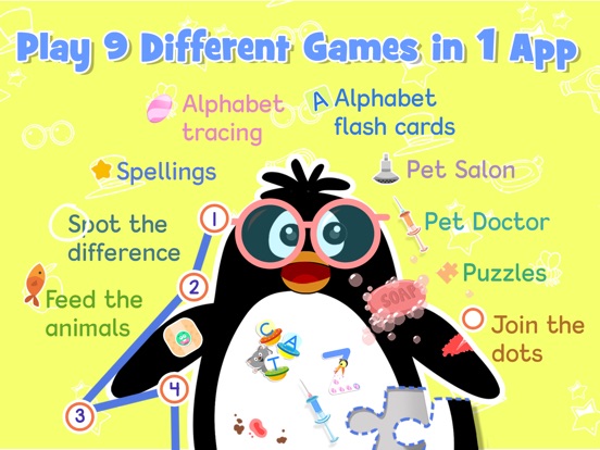 Игра Feed The Animals with ABCs, Tracing & Spellling