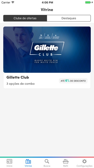 Captura de tela do iPhone 4