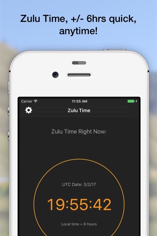 Zulu Time Widget - GMT/UTC screenshot