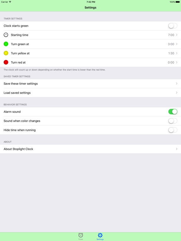 Stoplight Clock on the App Store