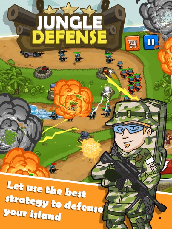 Jungle defense Pro - Legend Battle для iPad