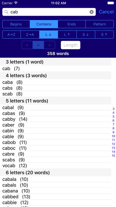 Lexica Word Finder fo... screenshot1