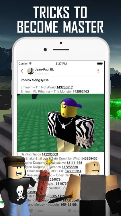 Song Codes for Roblox - Music Codes for Tycoon by Dao Manh Vuong