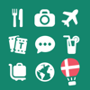 Tsugumi Inokuma - LETS Travel Denmark! Talk Danish Phrase Guide Book artwork