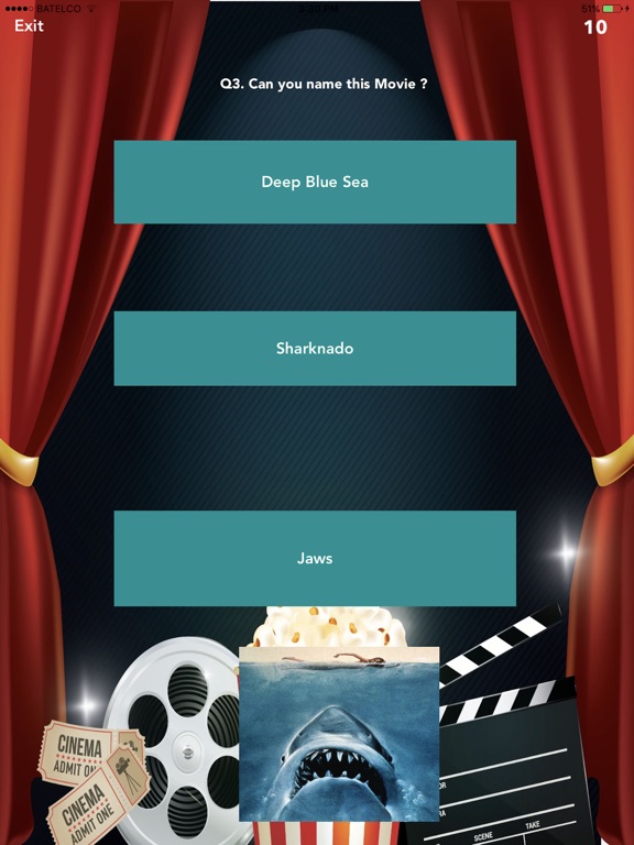 Popcorn Time Movies Trivia для iPad
