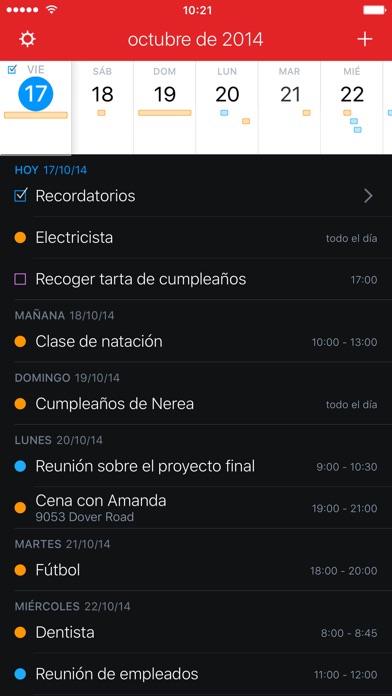 Captura de pantalla del iPhone 1