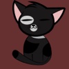 Black Cat Humor Sticker - Black Emoji Pack are melanesians black 