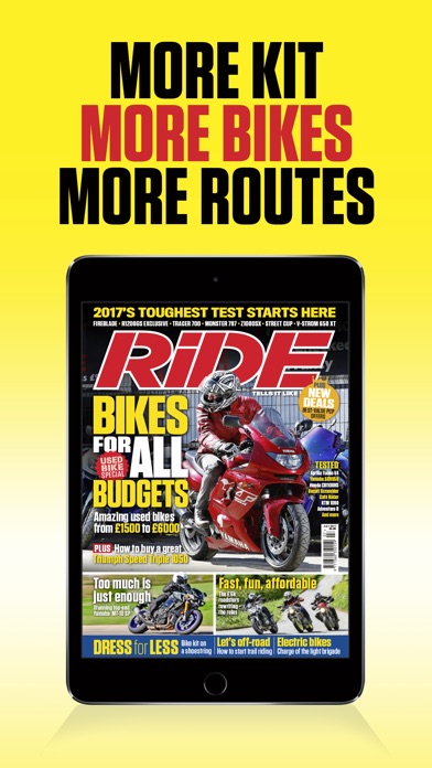 Ride Magazine review screenshots