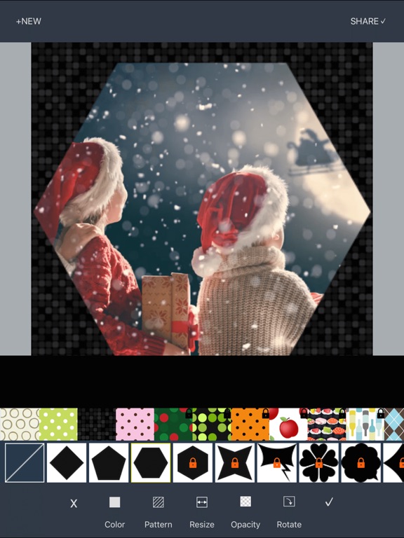 Screenshots of No Crop Video For Instagram - Convert Square Size and Movie Clip into Rectangle Shape for iPad
