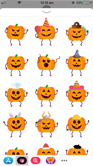 Pumpkin Animated Stickers 앱스토어 스크린샷