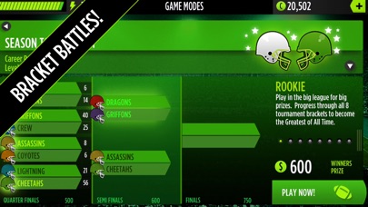 Screenshots of GameTime Football with Mike Vick : A Real Quarterback Sports Game for iPhone