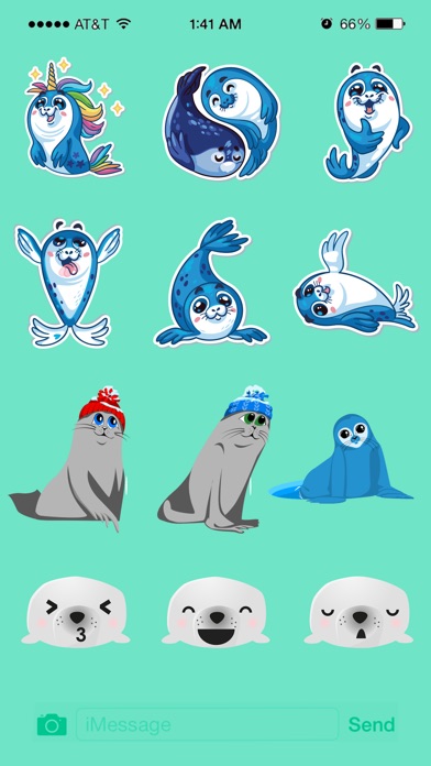 Seal Animated Stickers Pack review screenshots