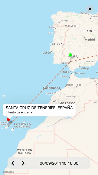 Captura de pantalla del iPhone 4