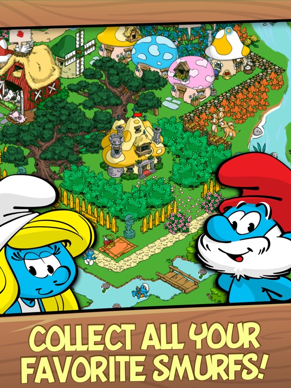 Скачать Smurfs' Village