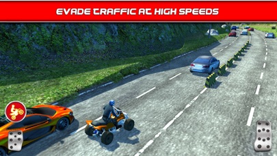 Screenshots of Bike Traffic Race Mania a Real Endless Road Racing Run Game for iPhone