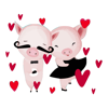 Carlos Solana Martinez - Fat Piggy Animated Emoji Stickers  artwork