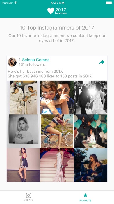 2017bestnineのスクリーンショット4 2017bestnineのスクリーンショット4