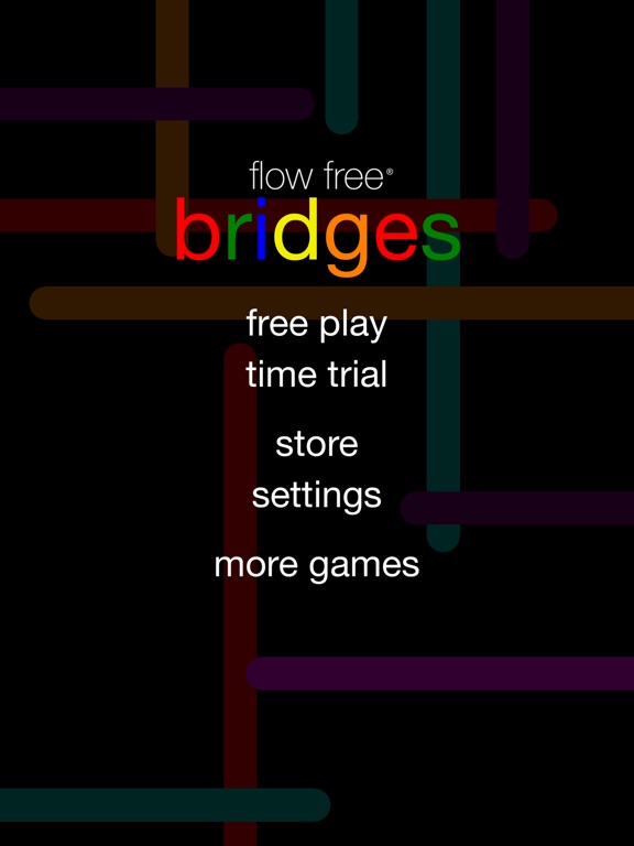 Screenshots of Flow Free: Bridges for iPad