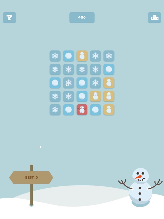 Слепи Снеговика! на iPad