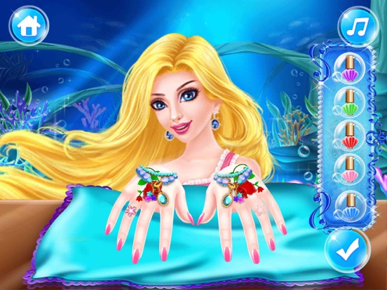 美人鱼公主化妆游戏-女生美容院:在 App Store