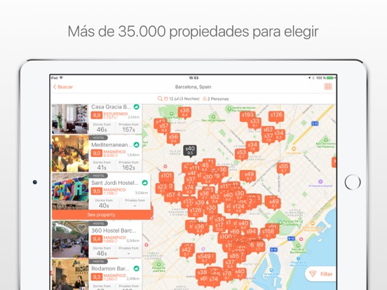 Captura de pantalla del iPad 2