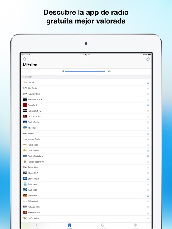 Captura de pantalla del iPad 1