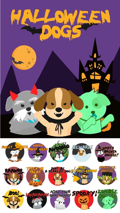 Halloween Dogmoji Stickers review screenshots