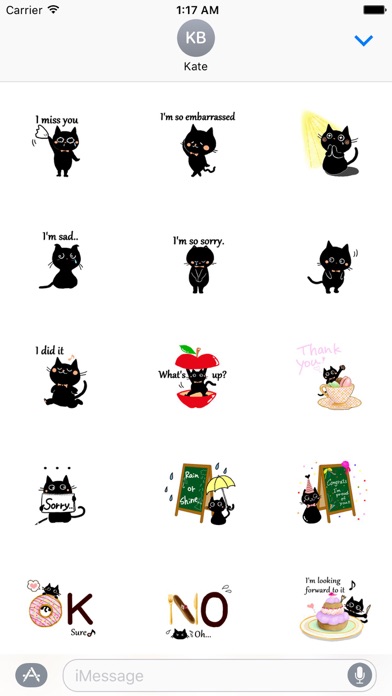 Baby Black Cat Sticker review screenshots