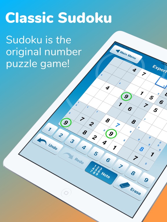 Screenshots of Sudoku :) for iPad