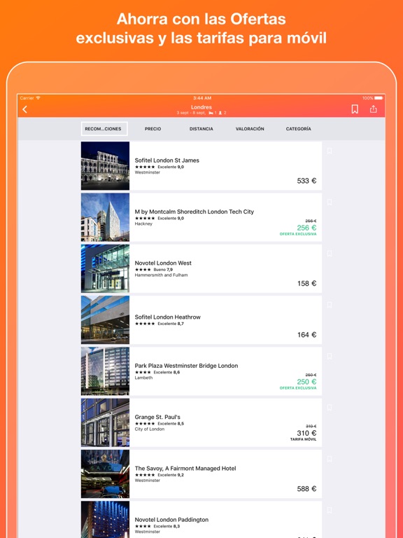 Captura de pantalla del iPad 2