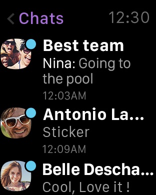 Captura de pantalla del iPhone 1