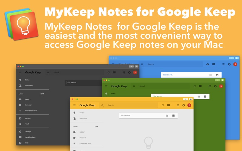 MyKeep Notes for Google Keep 앱스토어 스크린샷