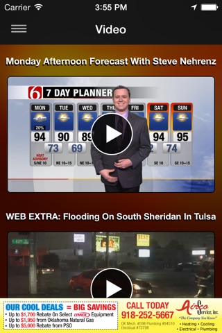 News on 6 Weather screenshot