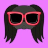 Black Japanese Chin Stickers for iMessage