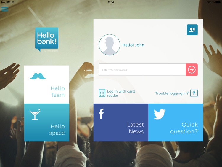 Hello Bank For Tablet By Bnp Paribas Fortis Belgium