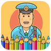 Kids Coloring Games Page Postman Version kids coloring pages 