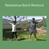 Resistance band workout skillet band 