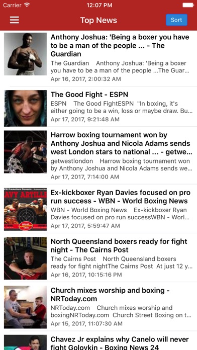 Boxing News Now - Sch... screenshot1