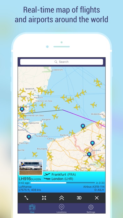 Flight Tracker - Online Status Plane*のおすすめ画像1