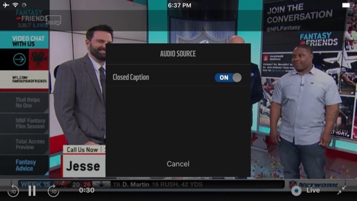Watch NFL Network Screenshots