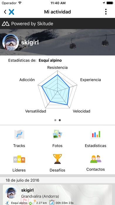 Captura de pantalla del iPhone 4