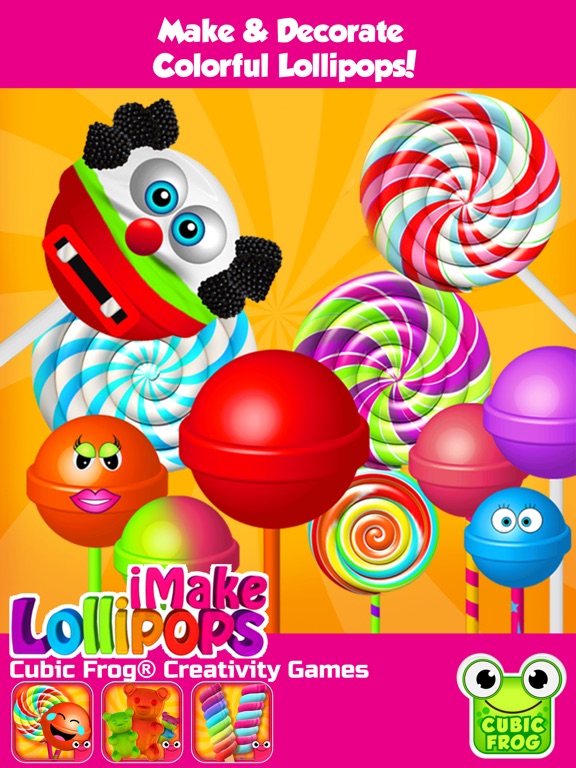 Конструктор леденцов для детей-iMake Lollipops на iPad