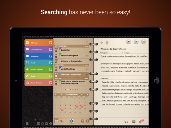 Captura de pantalla del iPad 2